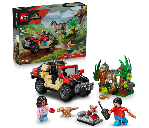 LEGO Jurassic World 76972 Ucieczka terenówką przed raptorem - 1331734 - zdjęcie 2